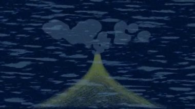 Benzersiz dijital hareket grafiklerine sahip yaratıcı sinematik projeler için yumuşak animasyon yüzeyi