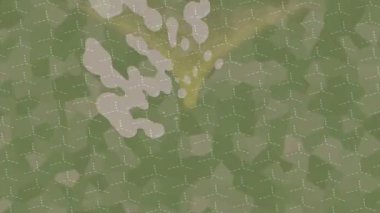 Benzersiz video giriş tasarımı projeleri için detaylı yüzey kalıbı film animasyon stili grafik girişi