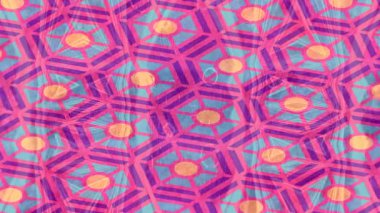 Benzersiz dijital animasyon tarzı grafikleri olan yaratıcı ortam tasarımı için yenilikçi hareket dokusu