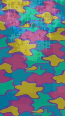 Lüks hareket projeleri için soyut tasarım stili animasyonu olan üst düzey dijital doku