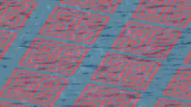 Benzersiz video giriş tasarımı projeleri için detaylı yüzey kalıbı film animasyon stili grafik girişi