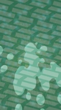 Soyut hareket desenli fütüristik video üretimi için dinamik dijital arkaplan