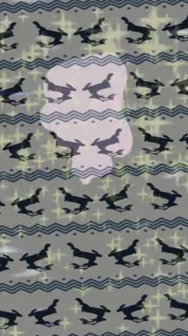 Organik desenli yüzey giriş stili video film sanatı ile soyut arkaplan tasarımı