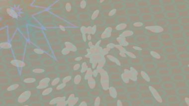 Benzersiz dijital animasyon tarzı grafikleri olan yaratıcı ortam tasarımı için yenilikçi hareket dokusu