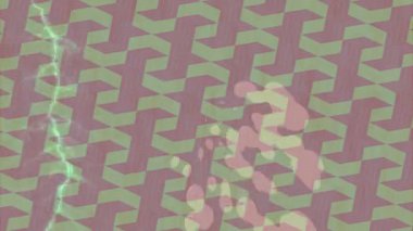 Benzersiz dijital animasyon tarzı grafikleri olan yaratıcı ortam tasarımı için yenilikçi hareket dokusu