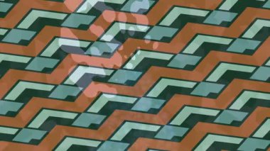 Soyut hareket desenli fütüristik video üretimi için dinamik dijital arkaplan