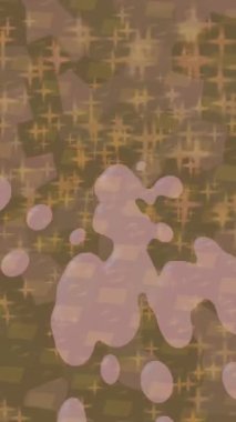 Benzersiz dijital animasyon tarzı grafikleri olan yaratıcı ortam tasarımı için yenilikçi hareket dokusu