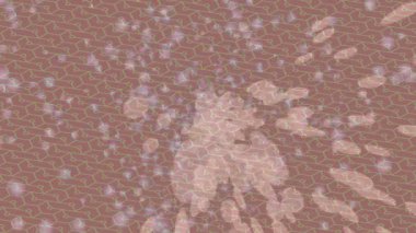 Dijital doku yüzey tasarım biçimi ile modern video animasyonu için gelişmiş hareket grafikleri