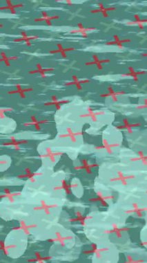 Soyut hareket desenli fütüristik video üretimi için dinamik dijital arkaplan