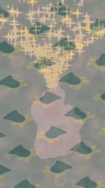 Organik desenli yüzey giriş stili video film sanatı ile soyut arkaplan tasarımı