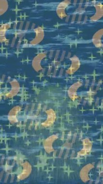 Dijital doku yüzey tasarım biçimi ile modern video animasyonu için gelişmiş hareket grafikleri