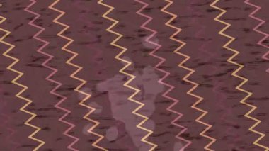 Benzersiz dijital animasyon tarzı grafikleri olan yaratıcı ortam tasarımı için yenilikçi hareket dokusu