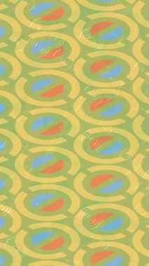 Benzersiz dijital animasyon tarzı grafikleri olan yaratıcı ortam tasarımı için yenilikçi hareket dokusu