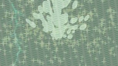 Organik desenli yüzey giriş stili video film sanatı ile soyut arkaplan tasarımı