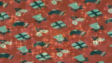 Lüks hareket projeleri için soyut tasarım stili animasyonu olan üst düzey dijital doku