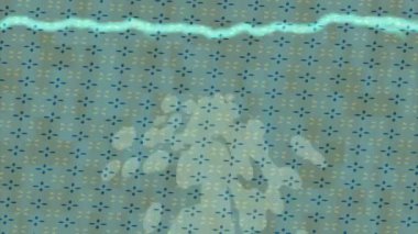 Lüks hareket projeleri için soyut tasarım stili animasyonu olan üst düzey dijital doku