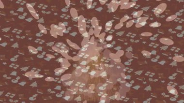 Lüks hareket projeleri için soyut tasarım stili animasyonu olan üst düzey dijital doku