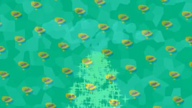 Yaratıcı video düzenleme film arkaplan tasarımı için minimalist organik hareket grafikleri