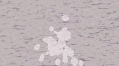 Benzersiz dijital animasyon tarzı grafikleri olan yaratıcı ortam tasarımı için yenilikçi hareket dokusu