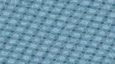 Benzersiz dijital animasyon tarzı grafikleri olan yaratıcı ortam tasarımı için yenilikçi hareket dokusu