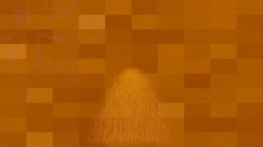 Benzersiz dijital animasyon tarzı grafikleri olan yaratıcı ortam tasarımı için yenilikçi hareket dokusu