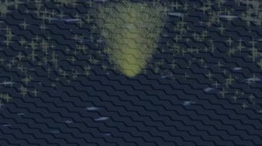 Dijital doku yüzey tasarım biçimi ile modern video animasyonu için gelişmiş hareket grafikleri