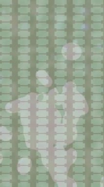 Benzersiz dijital animasyon tarzı grafikleri olan yaratıcı ortam tasarımı için yenilikçi hareket dokusu