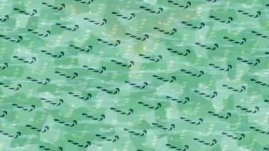 Benzersiz video giriş tasarımı projeleri için detaylı yüzey kalıbı film animasyon stili grafik girişi