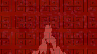 Benzersiz video giriş tasarımı projeleri için detaylı yüzey kalıbı film animasyon stili grafik girişi