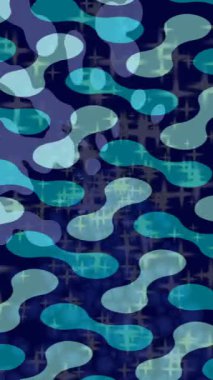 Lüks hareket projeleri için soyut tasarım stili animasyonu olan üst düzey dijital doku