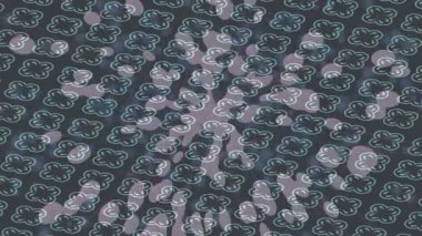 Dijital doku yüzey tasarım biçimi ile modern video animasyonu için gelişmiş hareket grafikleri