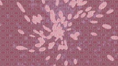 Benzersiz hareket grafikleri tasarım sanatına sahip yaratıcı film üretimi için özet bir arkaplan