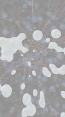 Yaratıcı video düzenleme film arkaplan tasarımı için minimalist organik hareket grafikleri