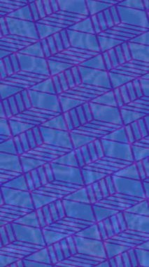 Soyut hareket desenli fütüristik video üretimi için dinamik dijital arkaplan