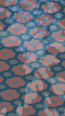 Dijital doku yüzey tasarım biçimi ile modern video animasyonu için gelişmiş hareket grafikleri