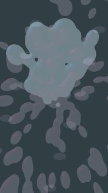 Benzersiz dijital animasyon tarzı grafikleri olan yaratıcı ortam tasarımı için yenilikçi hareket dokusu