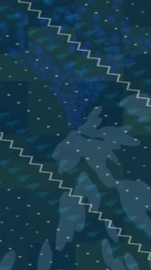 Benzersiz dijital hareket grafiklerine sahip yaratıcı sinematik projeler için yumuşak animasyon yüzeyi