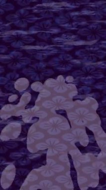 Dijital doku yüzey tasarım biçimi ile modern video animasyonu için gelişmiş hareket grafikleri