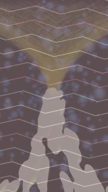 Benzersiz hareket dokusu tasarım sanatı ile profesyonel video düzenleme için modern soyut grafikler