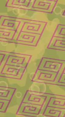 Lüks hareket projeleri için soyut tasarım stili animasyonu olan üst düzey dijital doku