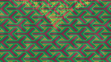 Soyut hareket desenli fütüristik video üretimi için dinamik dijital arkaplan