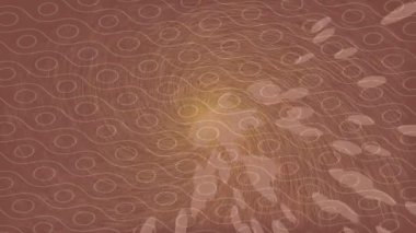 Benzersiz dijital animasyon tarzı grafikleri olan yaratıcı ortam tasarımı için yenilikçi hareket dokusu