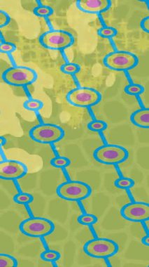 Benzersiz video giriş tasarımı projeleri için detaylı yüzey kalıbı film animasyon stili grafik girişi