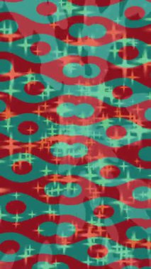 Soyut hareket desenli fütüristik video üretimi için dinamik dijital arkaplan