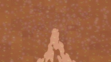 Yaratıcı video düzenleme film tasarımı için benzersiz hareket grafikleri biçimi giriş hareketi video pro