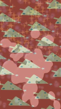 Lüks hareket projeleri için soyut tasarım stili animasyonu olan üst düzey dijital doku