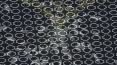 Benzersiz video giriş tasarımı projeleri için detaylı yüzey kalıbı film animasyon stili grafik girişi