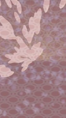 Benzersiz dijital animasyon tarzı grafikleri olan yaratıcı ortam tasarımı için yenilikçi hareket dokusu