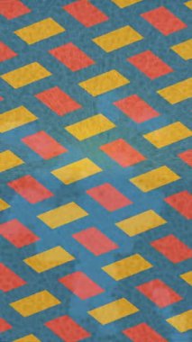 Benzersiz dijital animasyon tarzı grafikleri olan yaratıcı ortam tasarımı için yenilikçi hareket dokusu