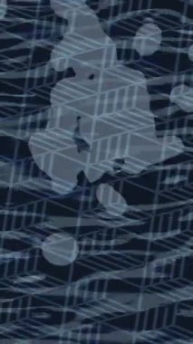 Benzersiz hareket grafikleri tasarım sanatına sahip yaratıcı film üretimi için özet bir arkaplan